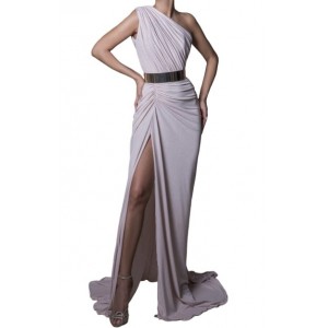 Rhea Costa Abito Daring Slit Jersey Gown 20107DLG - Nuova Collezione Primavera Estate 2020