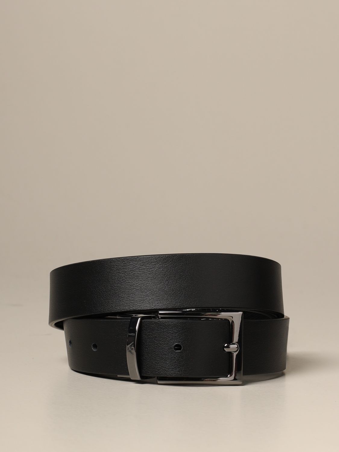 Emporio Armani Reversible belt in calfskin with reptile print Y4S424 YML9J BLACK -Fall Winter 2020 2021 