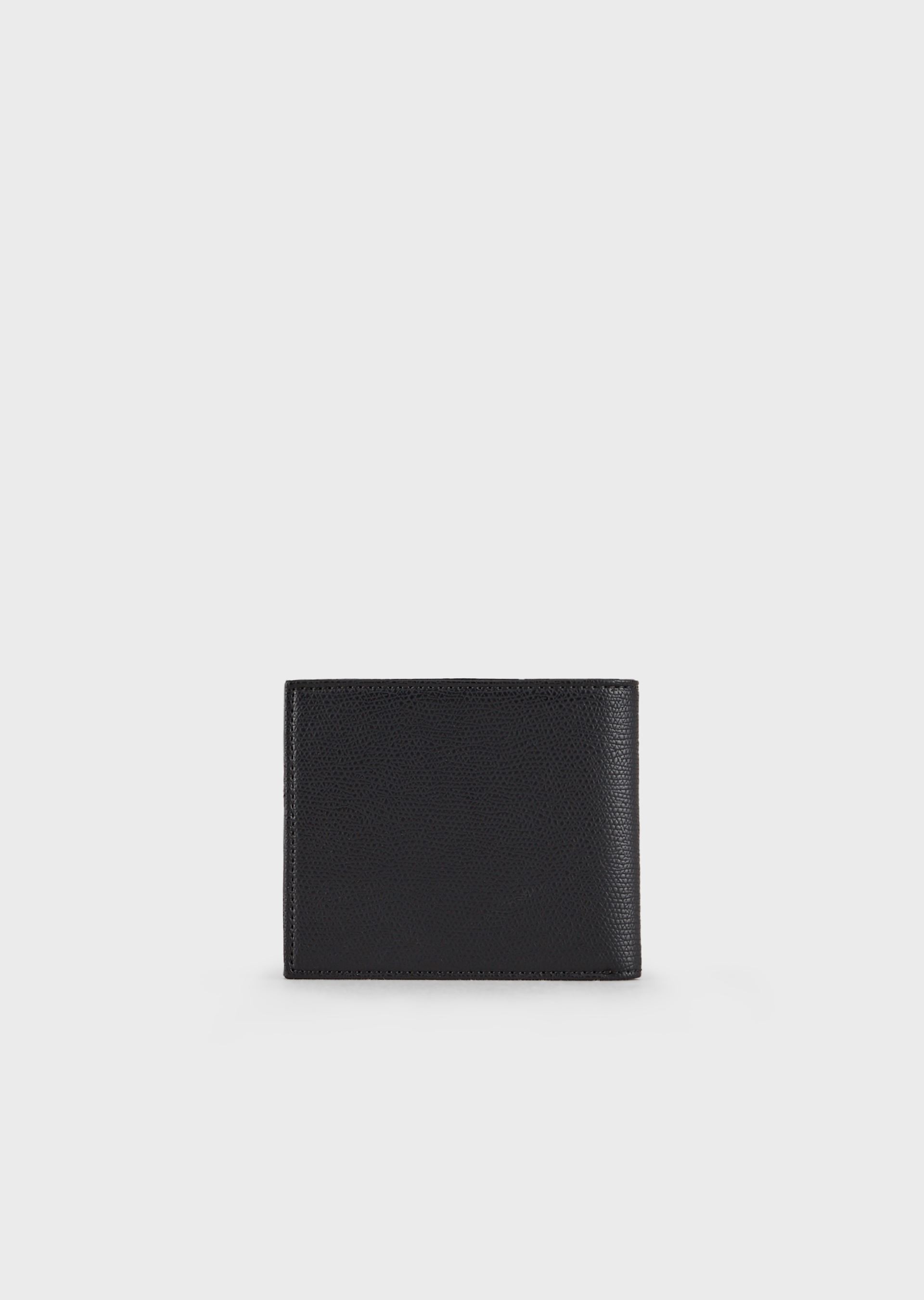Emporio Armani Leatherette wallet with logo Y4R168YLA0E1 81072 BLACK - Fall Winter 2020 2021    