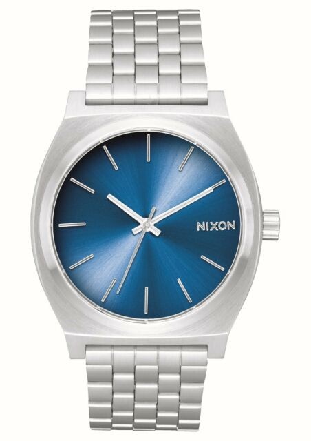 Nixon Time Teller Men's Quartz Watch A045 2797 00 SILVER 