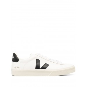 Veja Campo Low-Top Leather Sneakers CPM051537 WHITE/BLACK - New Season Spring Summer 2021