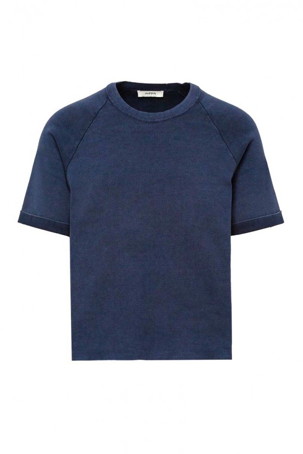 Alpha T-shirt Basic In Cotone Dyed AU-4010CS-1002