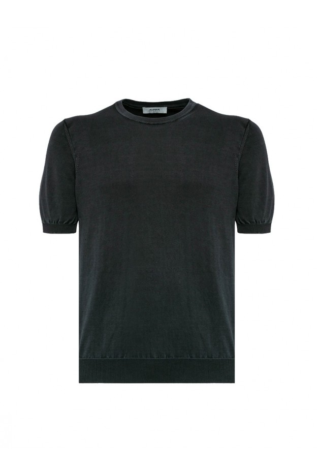 Alpha T-shirt Basic In Cotone Dyed AU-4010CS-1002