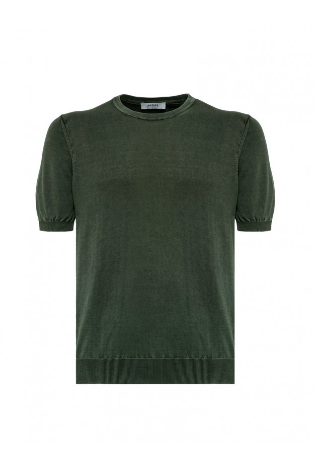 Alpha T-shirt Basic In Cotone Dyed AU-4010CS-1014