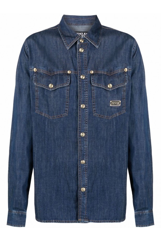Versace Jeans Couture Camicia Denim 71GALC09 CDW01 904 BLUE
