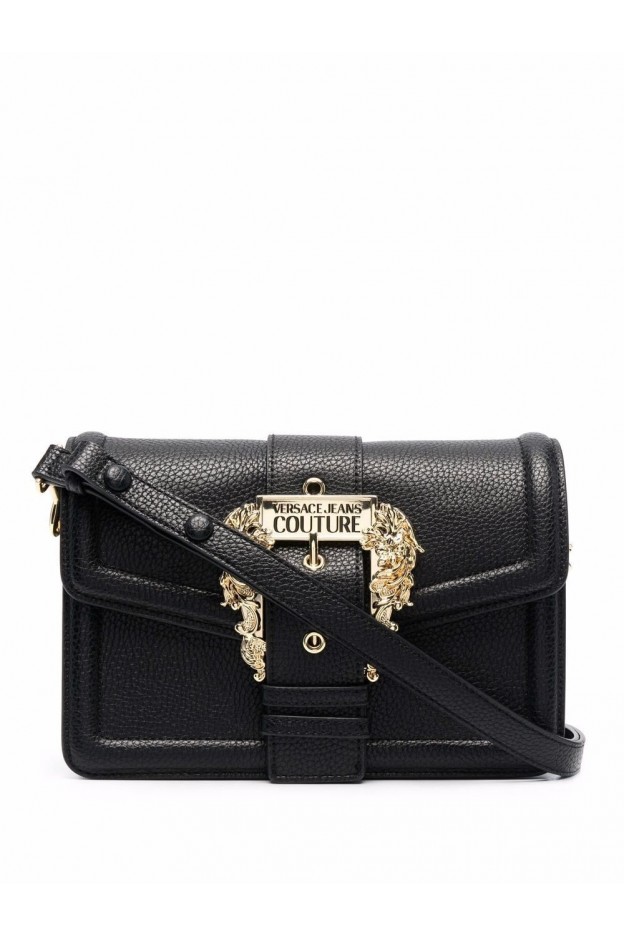 Versace Jeans Couture Baroque Couture Buckle Crossbody Bag 72VA4BF1 71578 899 BLACK - Spring Summer 2022