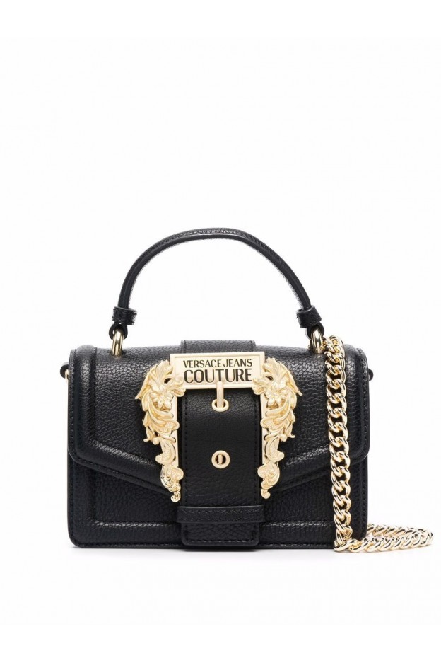 Versace Jeans Couture Buckle-Front Bag 72VA4BF6 71578 899 BLACK - Spring Summer 2022