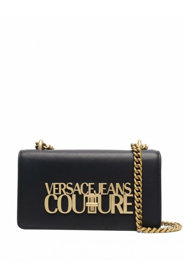 Versace Jeans Couture Logo Plaque Shoulder Bag 72VA4BL1 71879 899 Black - Spring Summer 2022