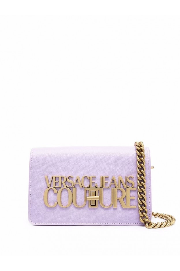 Versace Jeans Couture Logo-Lettering Shoulder Bag 72VA4BL3 71879 302 PURPLE - Spring Summer 2022