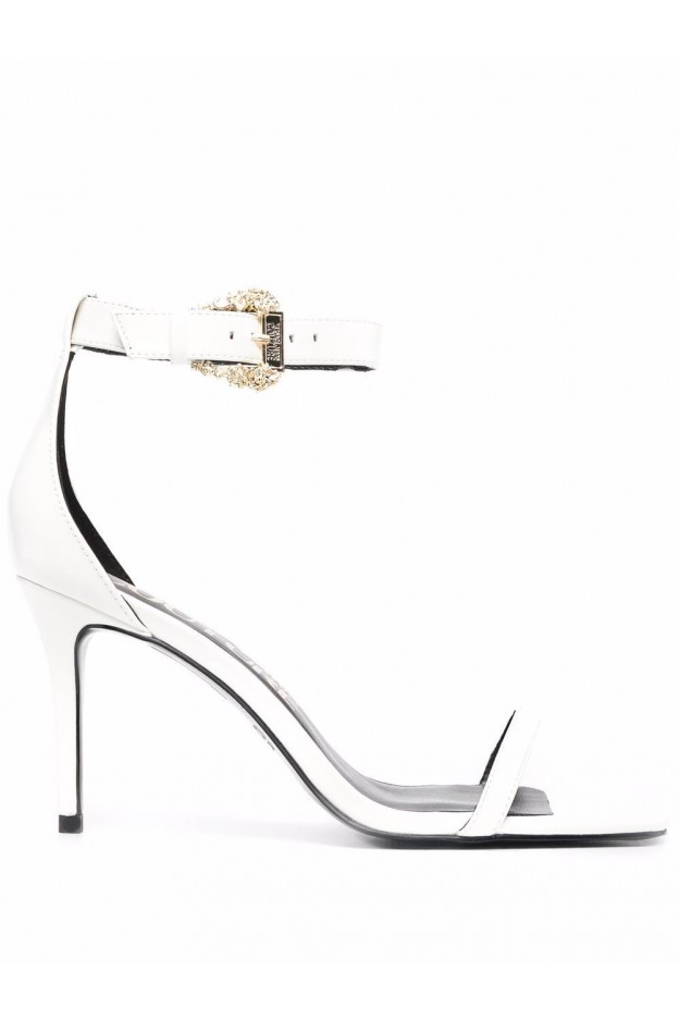 Versace Jeans Couture 85Mm Baroque-Buckle Sandals 72VA3S71 ZS002 003 WHT - Spring Summer 2022
