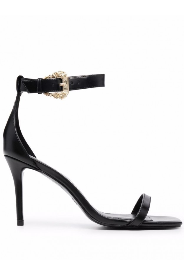 Versace Jeans Couture 85Mm Baroque-Buckle Sandals 72VA3S71 ZS002 899 BLACK - Spring Summer 2022