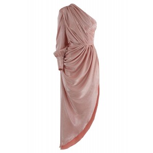 Rhea Costa Ankle Length Dress 21500DAL Rose Gold