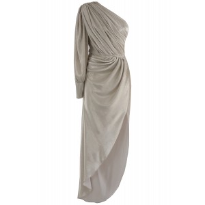 Rhea Costa Ankle Length Dress 21500DAL Silver Gold
