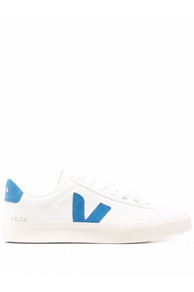 VEJA Sneakers Vlogo CP0502818B EXTRA WHITE SWEDISH BLUE Primavera Estate 2022