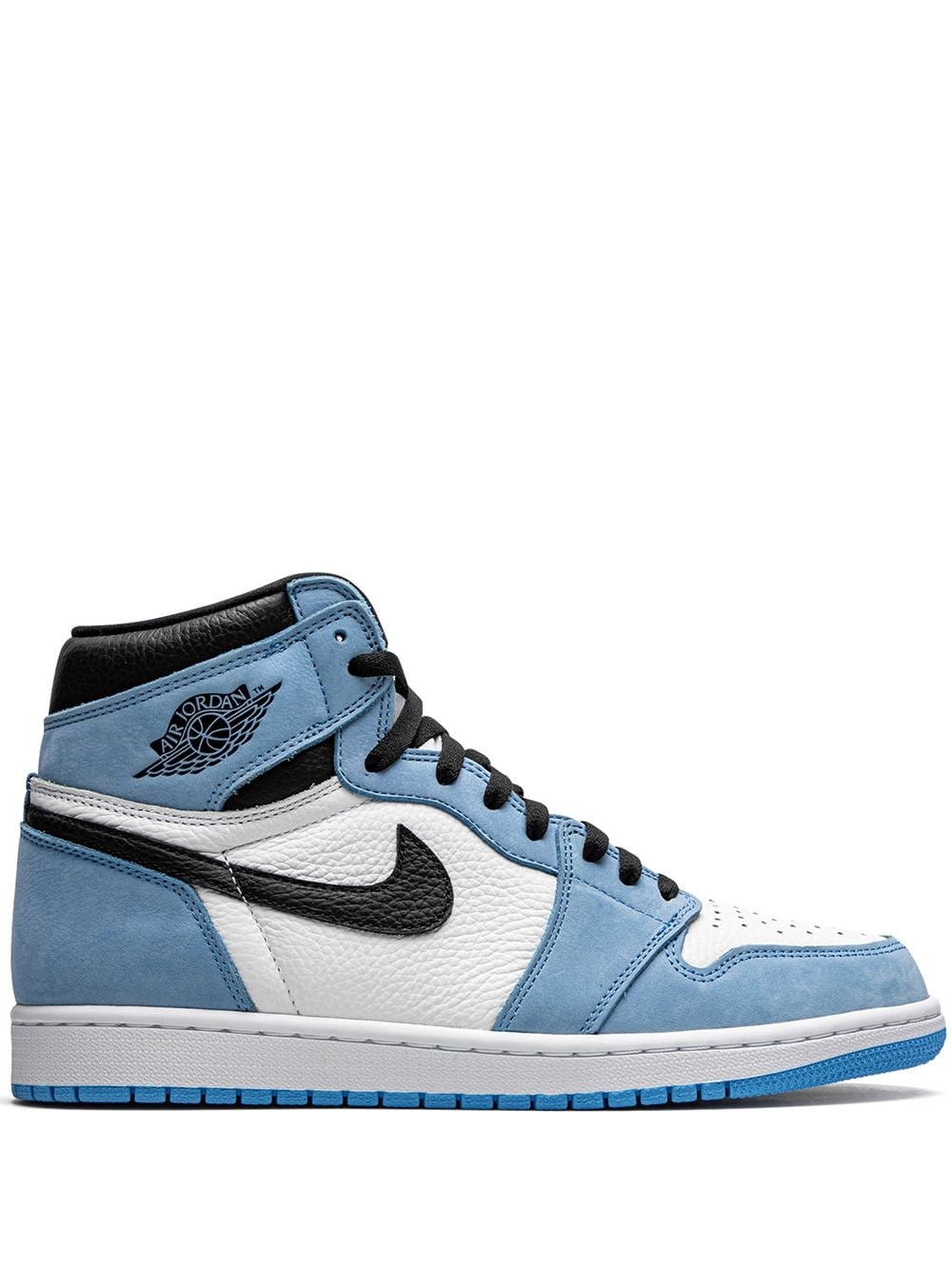 Nike Jordan Sneakers Alte Air Jordan 1 Retro 555088134 WHITE/UNIVERSITY BLUE-BLACK Primavera Estate 2022