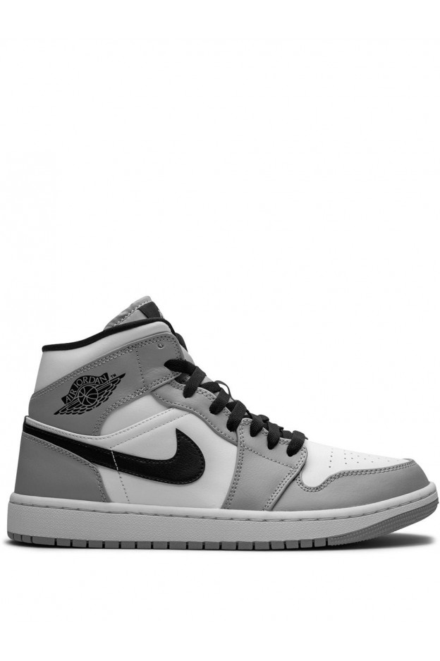 Jordan Sneakers Air Jordan 1 Mid  554724092 LIGHT SMOKE GREY/BLACK-WHITE Primavera Estate 2022