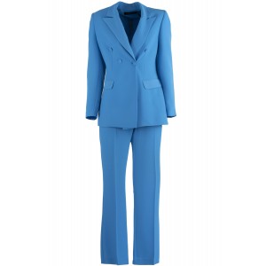 Nora Barth Completo giacca e pantalone Celeste 20236-116 20437/C-116