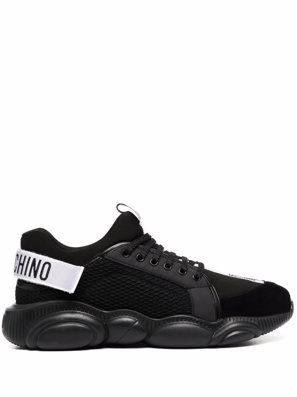 Moschino Sneakers Con Strappo Teddy POLMB15133G0EGJ1 00A MIX NERO Primavera Estate 2022