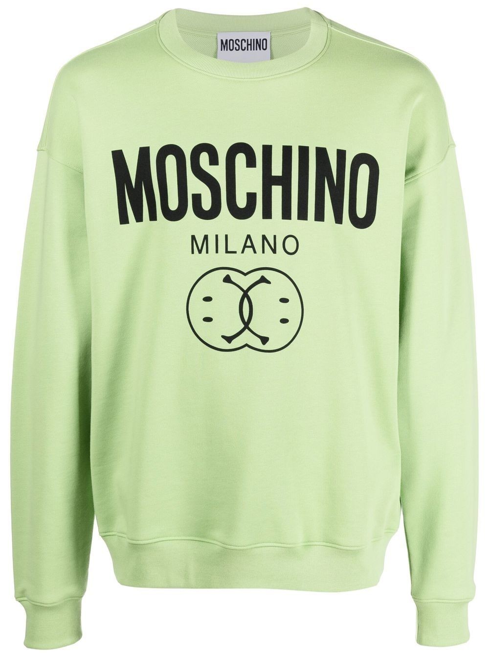 Moschino Felpa Girocollo Con Logo J17267028 1397 - Verde Primavera Estate 2022