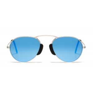 L.G.R. Agadir Sunblasses Silver Matt 00 / Blue Mirror New Collection 2018